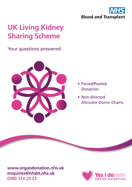 UK Living Donor Kidney Sharing Scheme