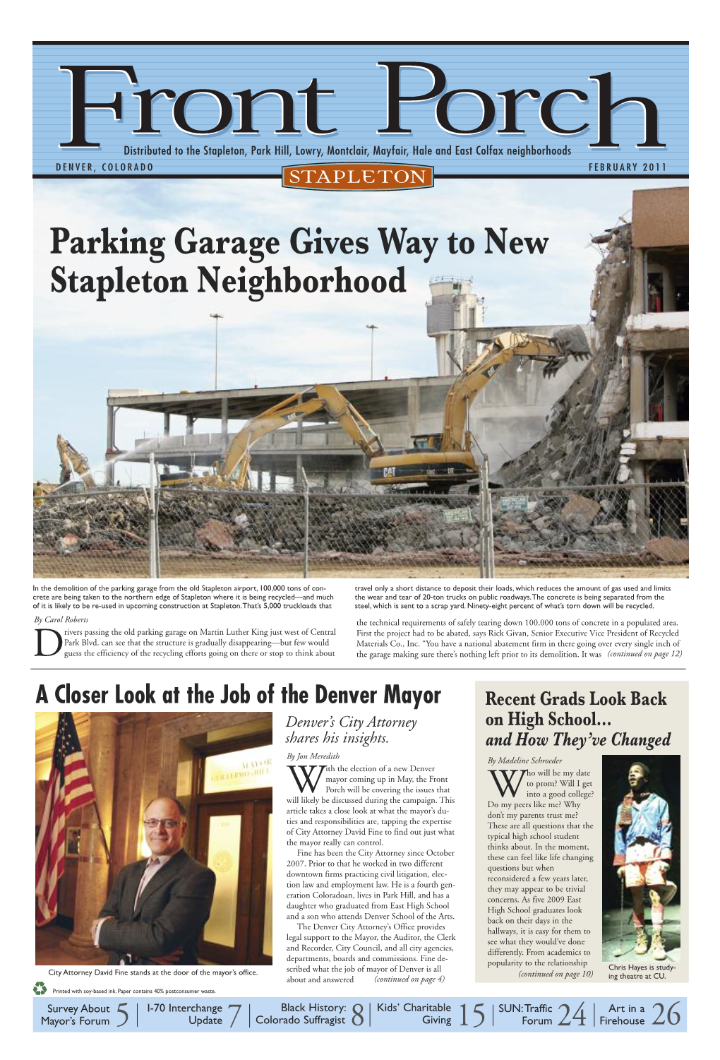 Parking Garage Gives Way to New Stapleton Neighborhood