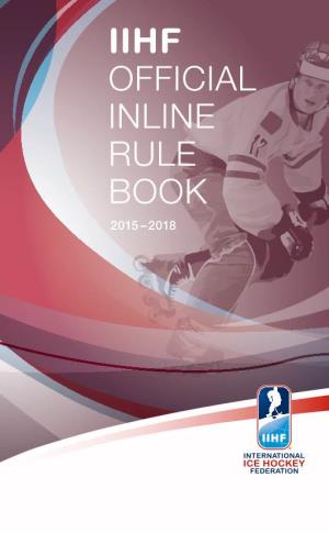 Iihf Official Inline Rule Book