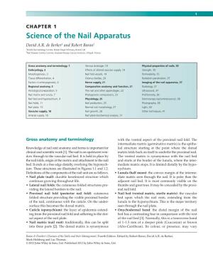 Science of the Nail Apparatus David A.R