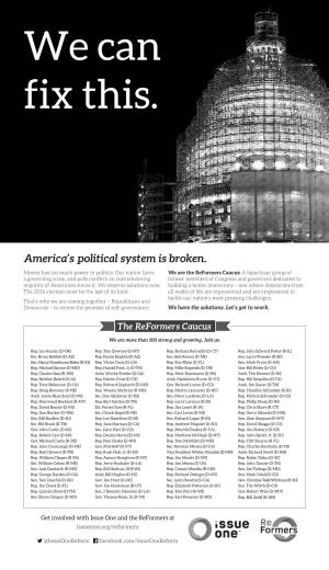 America's Political System Is Broken