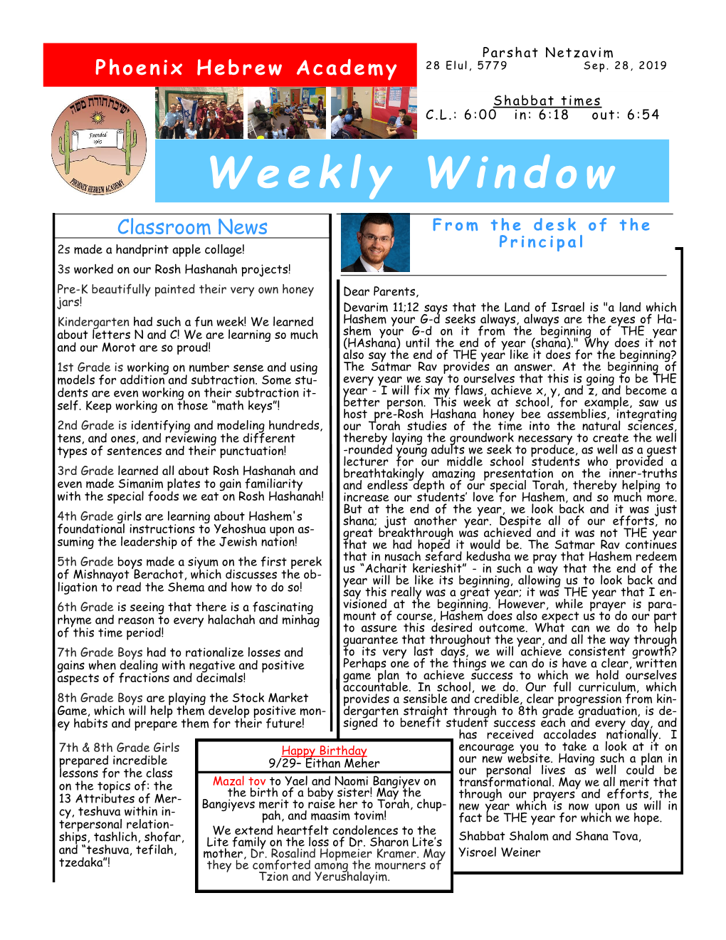 Weekly Window