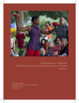 Configurations in Motion: Performance Curation and Communities of Colour 3Rd Edition