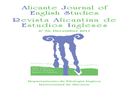 Revista Alicantina De Estudios Ingleses Alicante Journal of English Studies