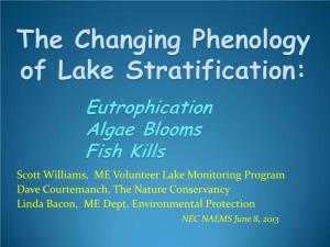 The Changing Phenology of Lake Stratification…