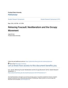 Neoliberalism and the Occupy Movement