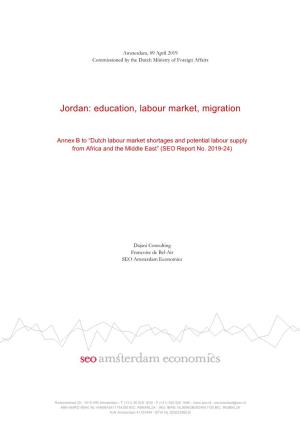 Jordan: Education, Labour Market, Migration