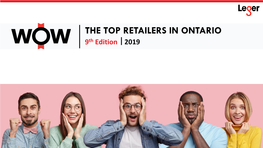 THE TOP RETAILERS in ONTARIO W W 9Th Edition 2019