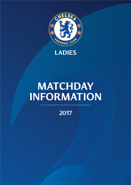 Matchday Information