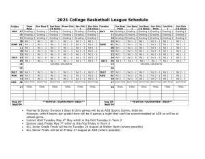 2021 CSW Basketball Handbook