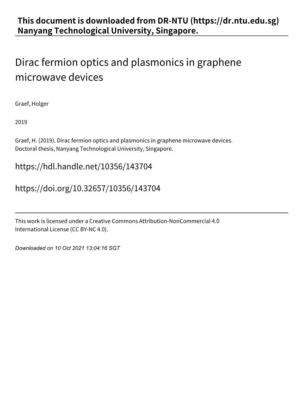 Dirac Fermion Optics and Plasmonics in Graphene Microwave Devices