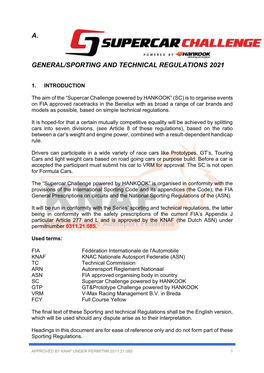 General and Technical Regulations 2006