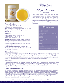 Meyer Lemon Concentrate.Indd