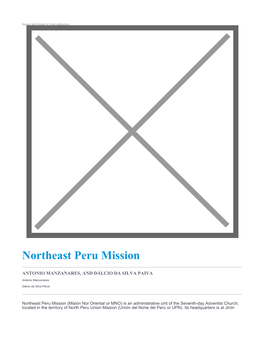 Northeast Peru Mission