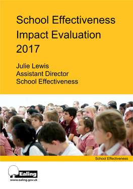 School Effectiveness Impact Evaluation 2017