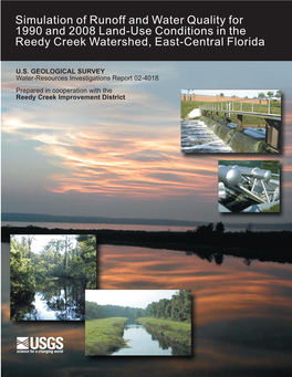 Simulation of Runoff and Water Quality for 1990 and 2008 Land-Use Conditions in the Reedy Creek Watershed, East-Central Florida