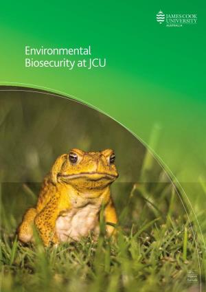 Environmental Biosecurity at JCU Contents