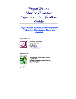 Puget Sound Marine Invasive Species Identification Guide