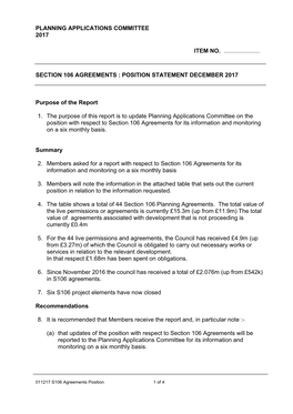 011217 S106 Agreements Position 1 of 4