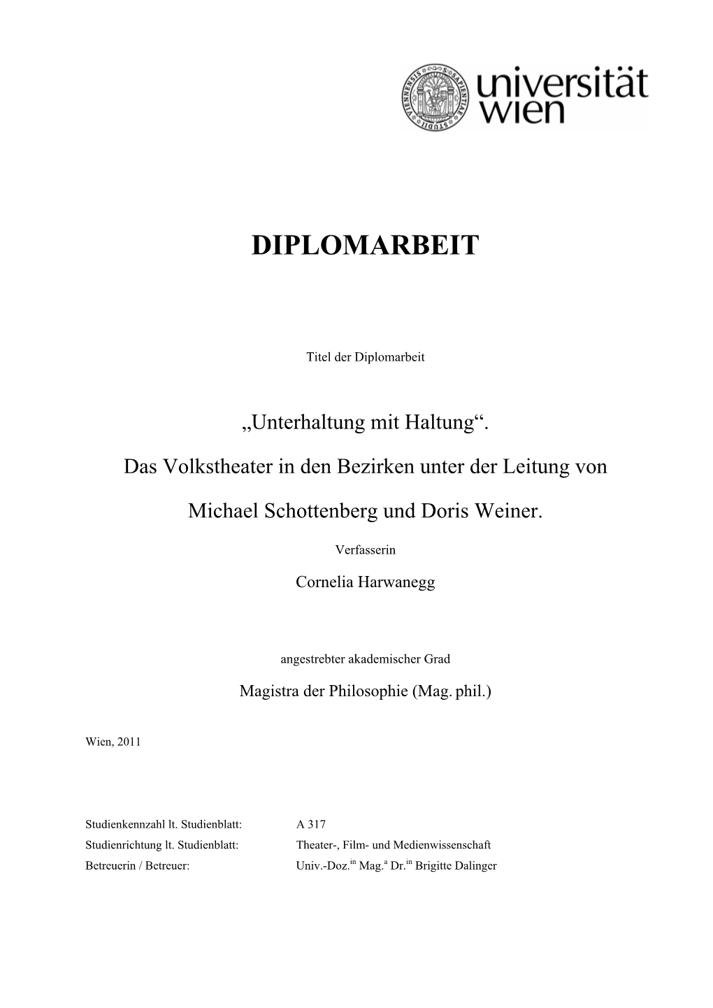 Diplomarbeit