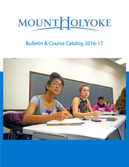 Bulletin & Course Catalog 2016-17