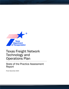 State of the Practice Assessment Report