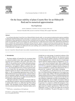 On the Linear Stability of Plane Couette Flow for an Oldroyd-B Fluid and Its