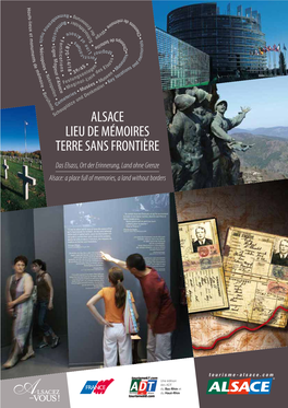 Alsace Lieu De Mémoires Terre Sans Frontière