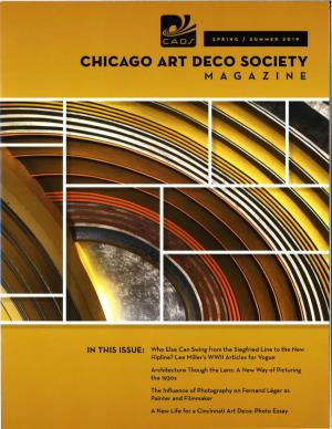CHICAGO ART DECO SOCIETY Tviagazine
