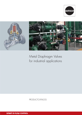 Metal Diaphragm Valves for Industrial Applications