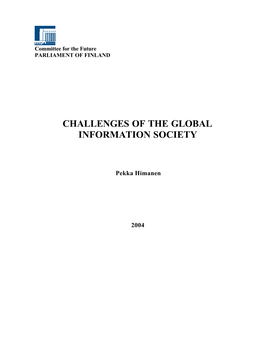 Challenges of the Global Information Society