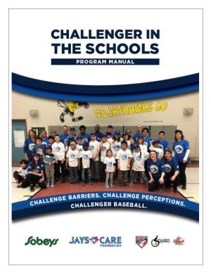 2020 Challenger Baseball School Program Handbook