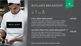 Boylans Breakfast
