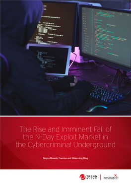 The Rise and Imminent Fall of the N-Day Exploit Market in the Cybercriminal Underground