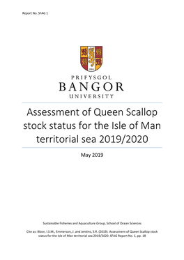 Assessment of Queen Scallop Stock Status for the Isle of Man Territorial Sea 2019/2020