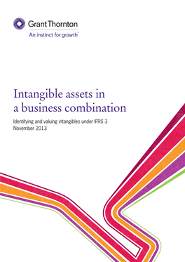 Intangible Assets in a Business Combination