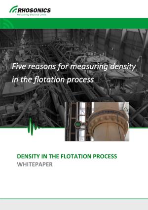 Density in the Flotation Process Whitepaper