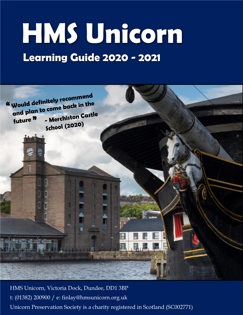 HMS Unicorn Learning Guide 2020