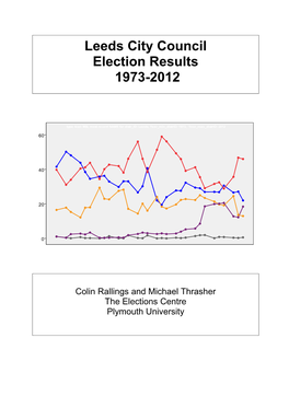 Leeds City Council Election Results 1973-2012