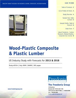 Wood-Plastic Composite & Plastic Lumber