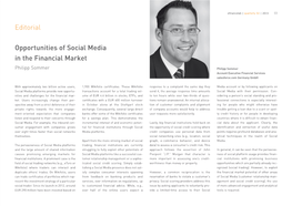 Editorial Opportunities of Social Media in the Financial Market