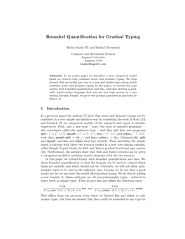 Bounded Quantification for Gradual Typing