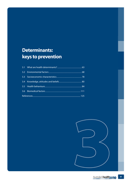 Determinants: Keys to Prevention (684KB PDF)