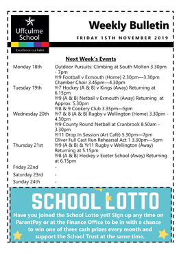 Weekly Bulletin