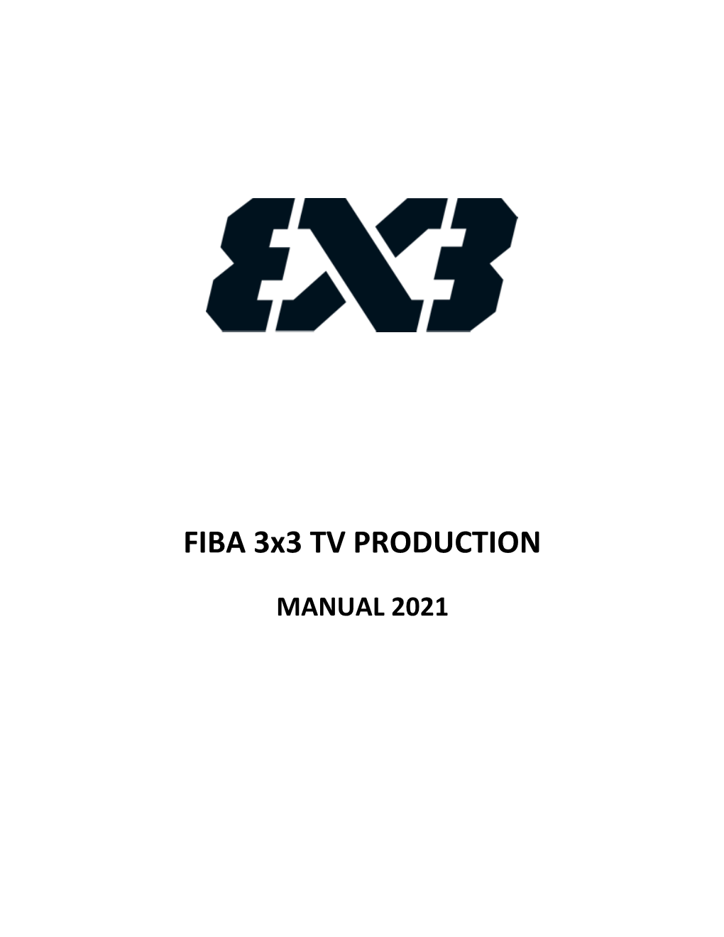 FIBA 3X3 TV Manual