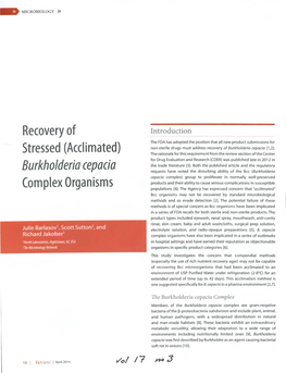 Burkholderia Cepacia Complex Organisms Recovery on Burkholderia Cepacia Agar W/O Supplements Figure 3