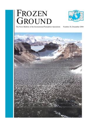 Pages: the Amount and Form of Carbon and Ground Ice Stored in the Geoenvironment/Pace/31.PACE21 Programme.Htm