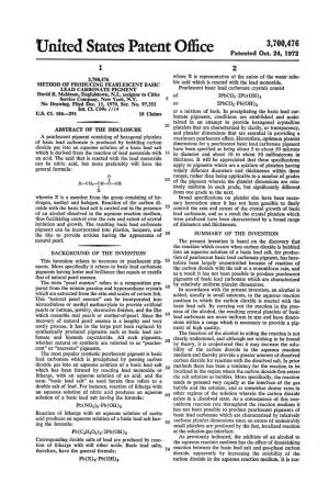 United States Patent Office Patented Oct