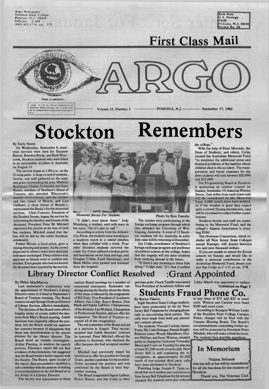 Stockton Remembers