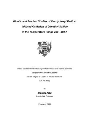 Product Study of the OH Radical Initiated Oxidation of Dimethyl Sulfide